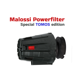 Malossi Powerfilter Tomos carburateur zwart Malossi. Delorto SHA