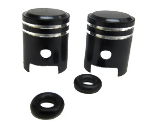 Valve cap set "Piston", different colors