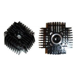 Cylinder head Tomos. 50cc / 38mm.  Black - Fast - High pressure