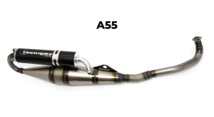 Tecnigas sports exhaust Tomos A35, also available in chrome!